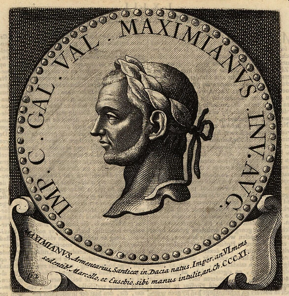 Portrait of Roman Emperor Maximian