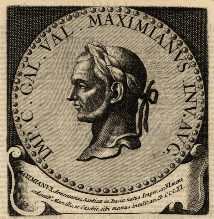 Framed Print : Portrait of Roman Emperor Maximian Framed Print : Portrait of Roman Emperor Maximian