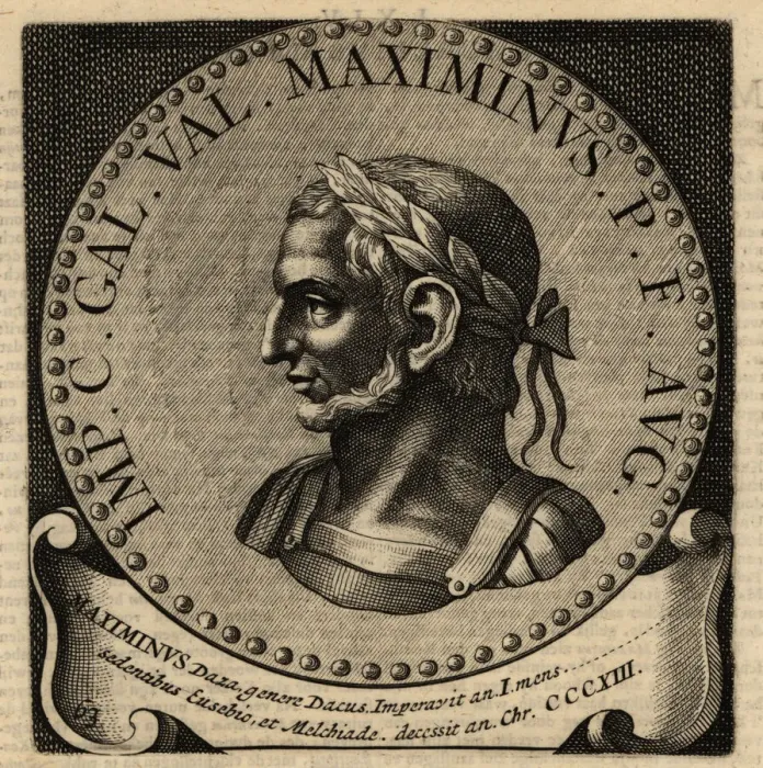 Framed Print : Portrait of Roman Emperor Maximinus II Framed Print : Portrait of Roman Emperor Maximinus II