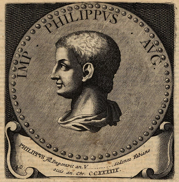 Portrait of Roman Emperor Philip II