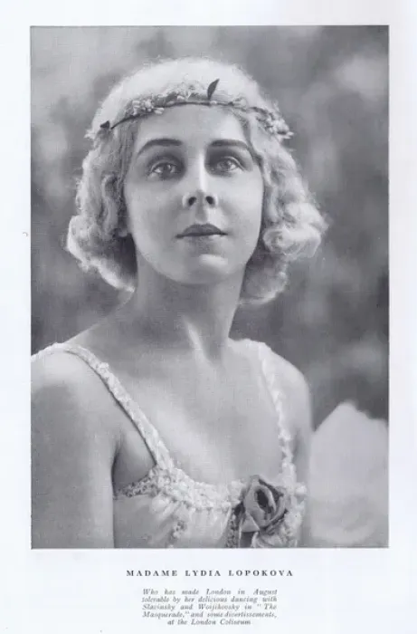 Framed Print : A portrait of the Russian dancer Lydia Lopokova, London, 192