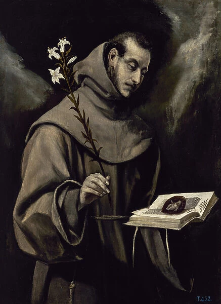 Portrait of Saint Anthony of Padua (1195-1231), ca. 1580