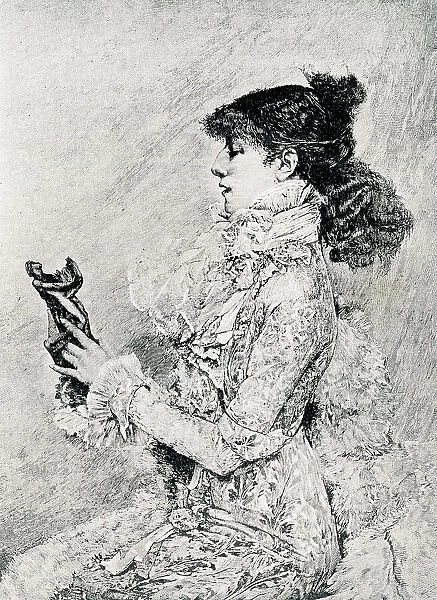 Portrait of Sarah Bernhardt by Bastien-Lepage