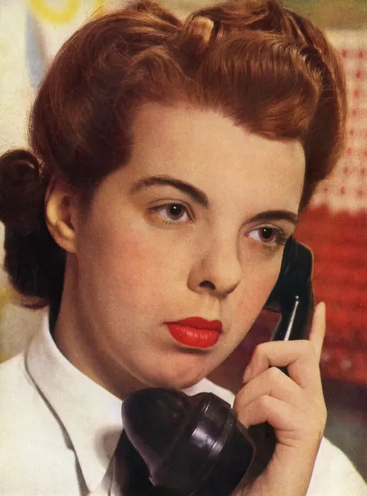 Framed Print : Portrait - A Telephonist of the N. F. S Framed Print : Portrait - A Telephonist of the N. F. S