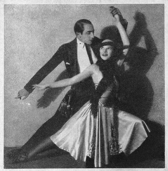 A portrait of the the dancing duo DeMarcos, July 1925, who have returned to vaudeville