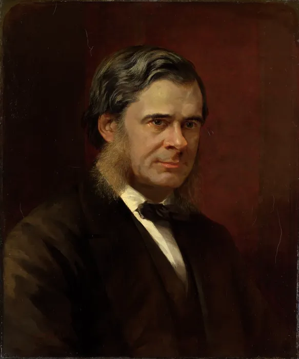 Framed Print : Portrait of Thomas Henry Huxley (1825-1895)