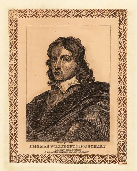 Framed Print : Portrait of Thomas Williboirts Bosschaert, Dutch-born Flemish Ba Framed Print : Portrait of Thomas Williboirts Bosschaert, Dutch-born Flemish Ba