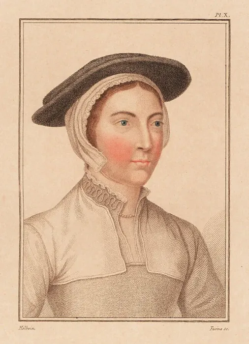 Framed Print : Portrait of unknown woman from the court of King Henry VIII Framed Print : Portrait of unknown woman from the court of King Henry VIII