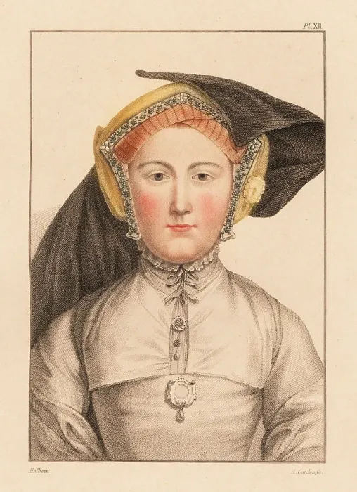 Framed Print : Portrait of unknown woman from the court of King Henry VIII Framed Print : Portrait of unknown woman from the court of King Henry VIII