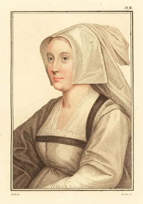 Framed Print : Portrait of unknown woman from the court of King Henry VIII Framed Print : Portrait of unknown woman from the court of King Henry VIII