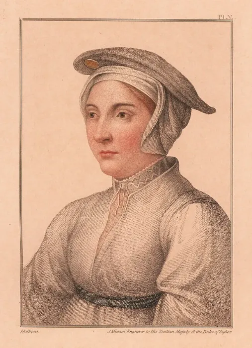 Framed Print : Portrait of unknown woman from the court of King Henry VIII Framed Print : Portrait of unknown woman from the court of King Henry VIII