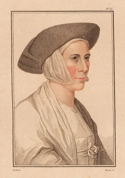 Framed Print : Portrait of unknown woman from the court of King Henry VIII Framed Print : Portrait of unknown woman from the court of King Henry VIII