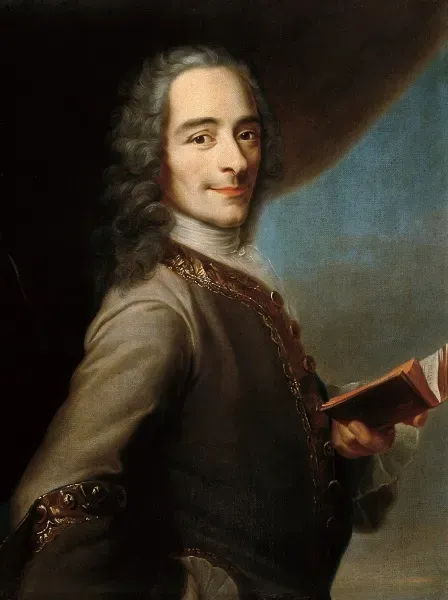 Portrait Of Voltaire Anonymous Copy Of The Original Photos Prints Framed