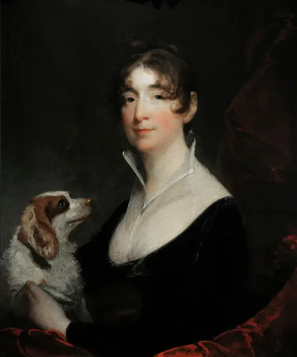 Framed Print : Portrait of the Wife of Anthony Merry by Gilbert Stuart Framed Print : Portrait of the Wife of Anthony Merry by Gilbert Stuart