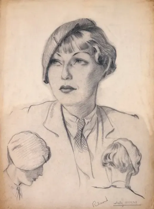 Framed Print : Portrait of a woman, 1930s Framed Print : Portrait of a woman, 1930s
