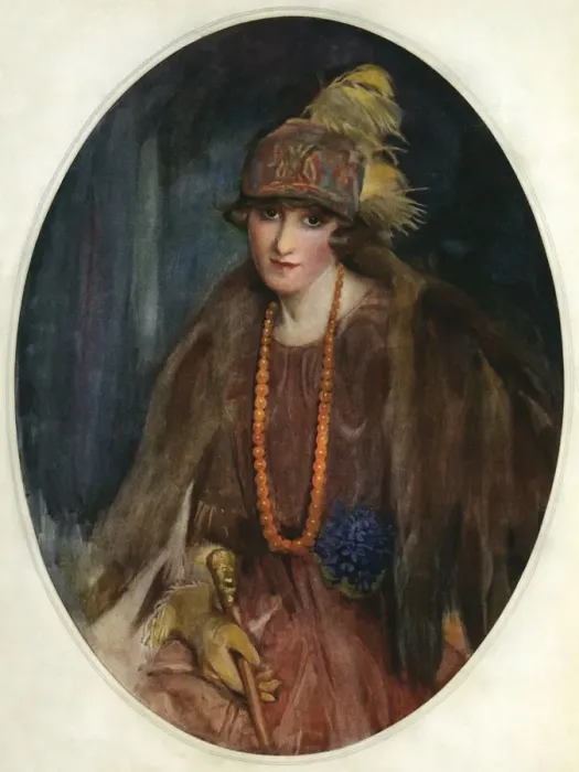 Framed Print : Portrait of a woman in fashionable 1920s clothes Framed Print : Portrait of a woman in fashionable 1920s clothes