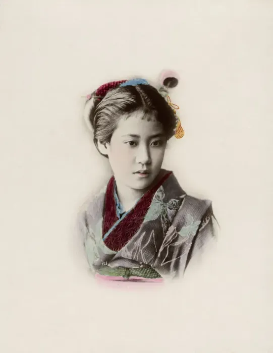 Framed Print : Portrait of a young Japanese woman, Japan Framed Print : Portrait of a young Japanese woman, Japan