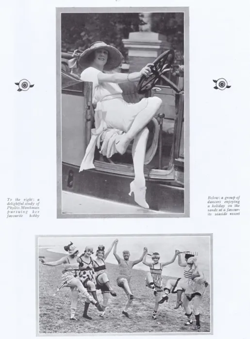 Framed Print : Two portraits - one of the actress Phyllis Monkman and dance Framed Print : Two portraits - one of the actress Phyllis Monkman and dance