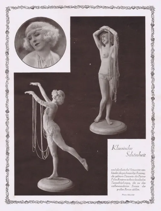 Framed Print : Portraits of the dancer Roseray in Herman Hallers Noch und Noch, Admiralspalast Framed Print : Portraits of the dancer Roseray in Herman Hallers Noch und Noch, Admiralspalast