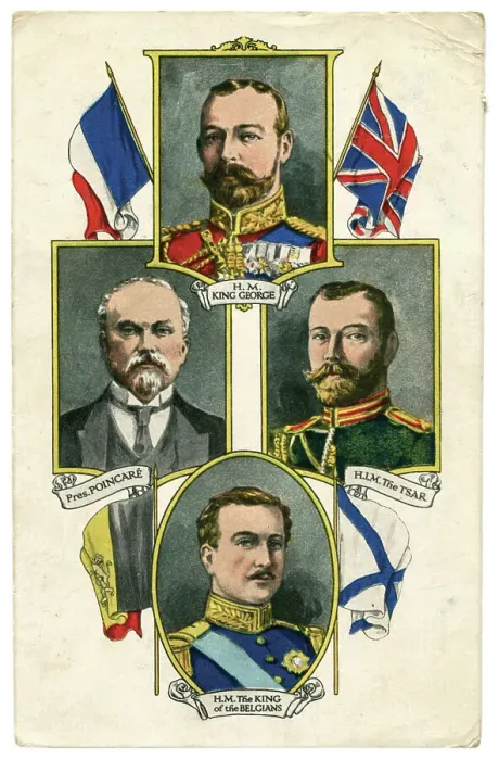 Framed Print : Portraits of the Heads of State of the Allies Framed Print : Portraits of the Heads of State of the Allies