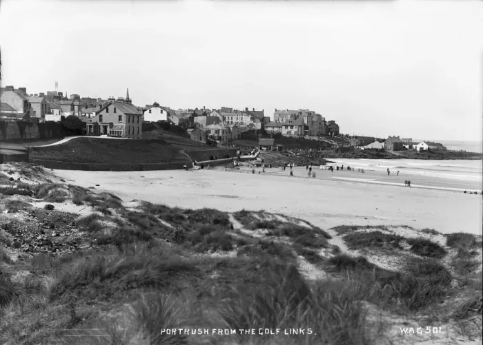 Framed Print : Portrush from the Golf Links Framed Print : Portrush from the Golf Links