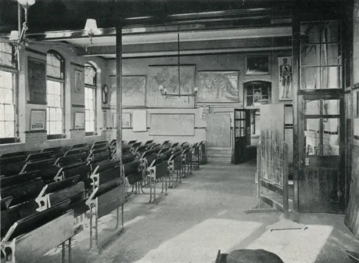 Framed Print : Portslade Industrial School - classroom Framed Print : Portslade Industrial School - classroom