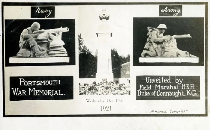 Framed Print : Portsmouth War Memorial, Hampshire