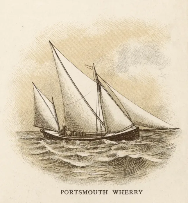 Framed Print : Portsmouth Wherry Framed Print : Portsmouth Wherry