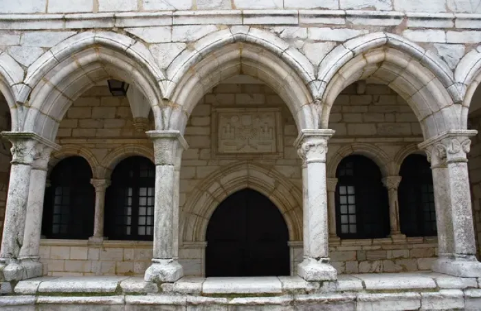 Framed Print : Portugal. Estremoz. Gothic porch in Estremoz Castle (King Jo Framed Print : Portugal. Estremoz. Gothic porch in Estremoz Castle (King Jo