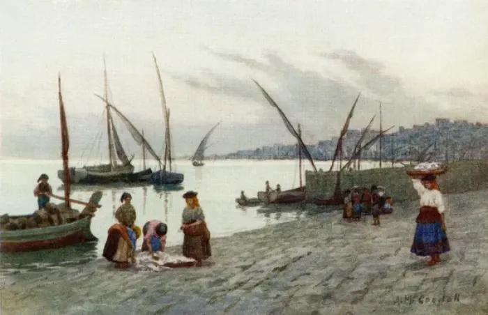 Framed Print : Portugal  /  Lisbon 1909