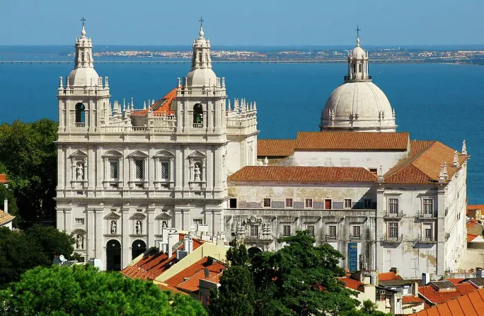 Framed Print : Portugal, Lisbon. Monastery of Sao Vicente de For a Framed Print : Portugal, Lisbon. Monastery of Sao Vicente de For a