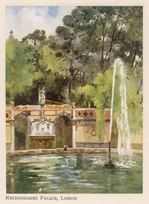 Framed Print : Portugal / Lisbon Palace Framed Print : Portugal / Lisbon Palace