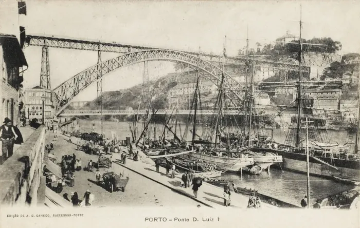 Framed Print : Portugal - Porto - Ponte de Luiz I Framed Print : Portugal - Porto - Ponte de Luiz I