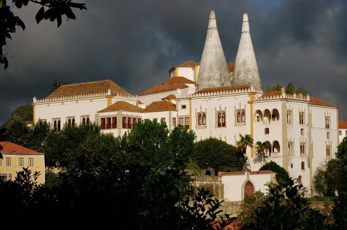 Framed Print : Portugal, Sintra. National Palace (Palacio da Vila) Framed Print : Portugal, Sintra. National Palace (Palacio da Vila)