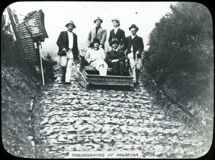 Framed Print : Portugal - Tobogganing Framed Print : Portugal - Tobogganing