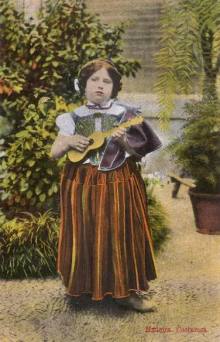 Framed Print : Portugal - Young girl in traditional costume Framed Print : Portugal - Young girl in traditional costume