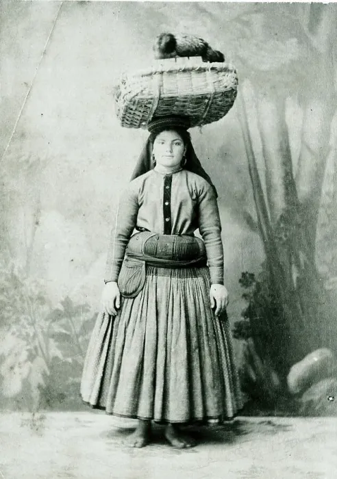 Framed Print : Portuguese woman poultry seller, Lisbon, Portugal Framed Print : Portuguese woman poultry seller, Lisbon, Portugal