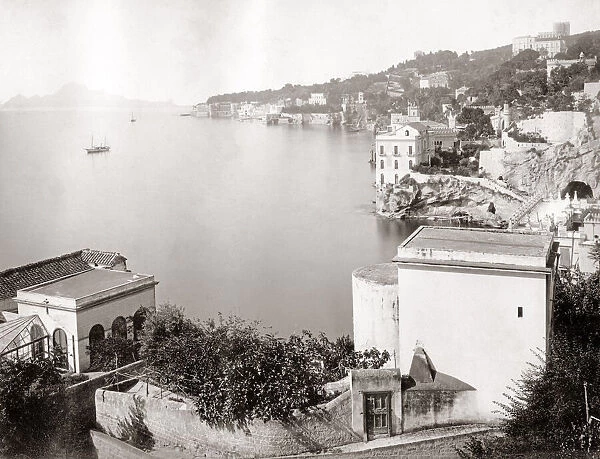 Posillipo, coastal view, near Naples, Italy, c. 1870