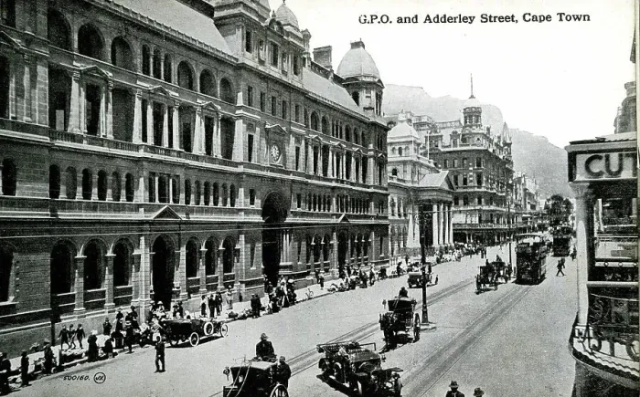 Framed Print : Post Office and Adderley Street, Cape Town, South Africa Framed Print : Post Office and Adderley Street, Cape Town, South Africa
