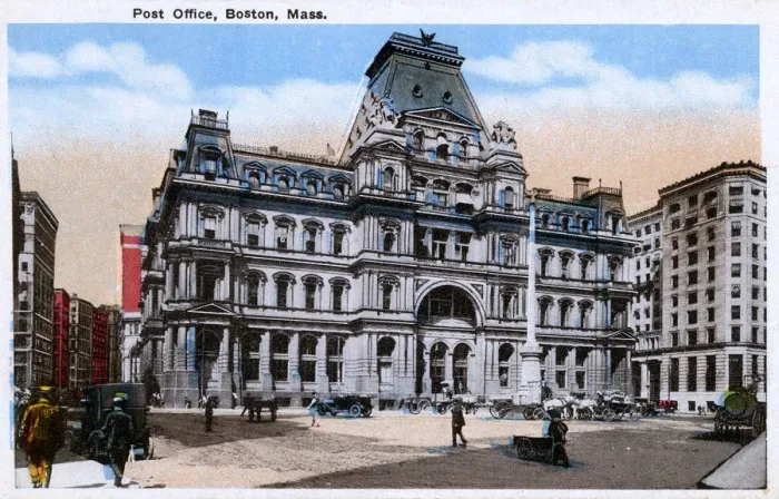 Framed Print : Post Office - Boston, Massachusetts, USA Framed Print : Post Office - Boston, Massachusetts, USA