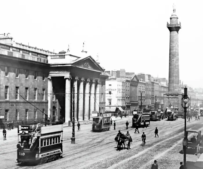 Framed Print : Post Office, Dublin, Ireland, early 1900s Framed Print : Post Office, Dublin, Ireland, early 1900s