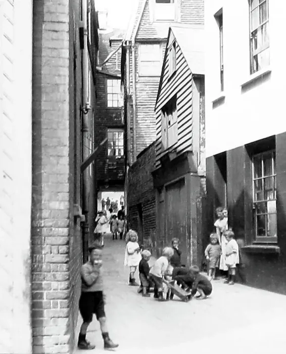 Framed Print : Post Office Lane, Hastings Framed Print : Post Office Lane, Hastings