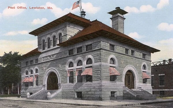 Post Office, Lewiston, Maine, USA