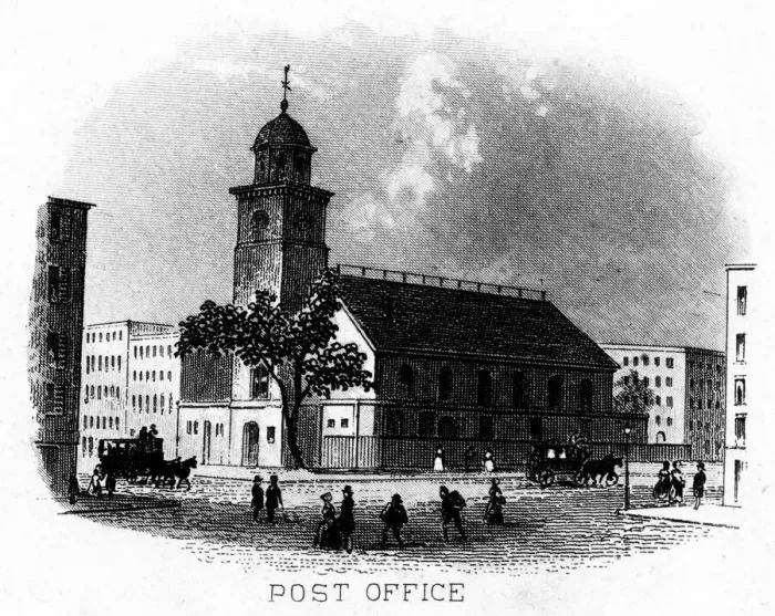 Framed Print : Post Office, New York City, USA