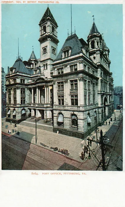 Framed Print : Post Office, Pittsburg, Pennsylvania, USA Framed Print : Post Office, Pittsburg, Pennsylvania, USA