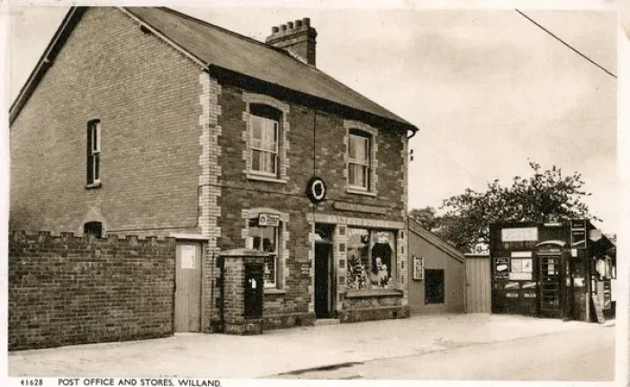 Framed Print : The Post Office & Stores, Willand, Devon Framed Print : The Post Office & Stores, Willand, Devon