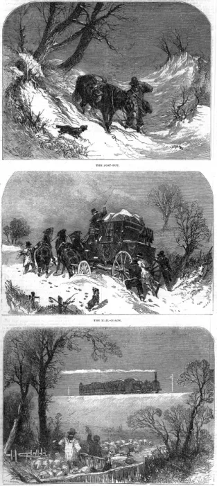 Framed Print : The Post in the Snow Framed Print : The Post in the Snow
