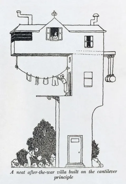Framed Print : Post war housing / W H Robinson Framed Print : Post war housing / W H Robinson