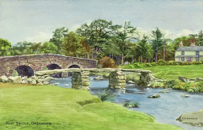 Framed Print : Postbridge, Dartmoor, Devon Framed Print : Postbridge, Dartmoor, Devon