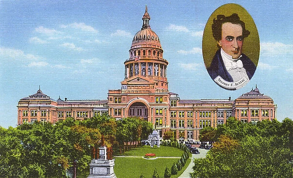 Postcard booklet, State Capitol, Austin, Texas, USA
